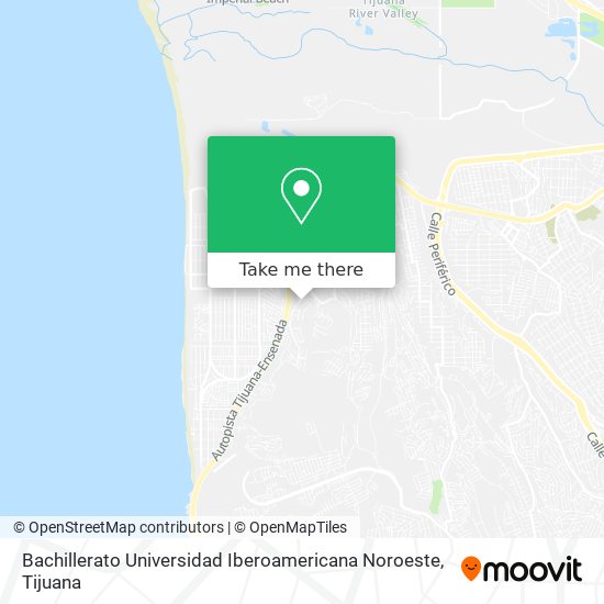 Bachillerato Universidad Iberoamericana Noroeste map