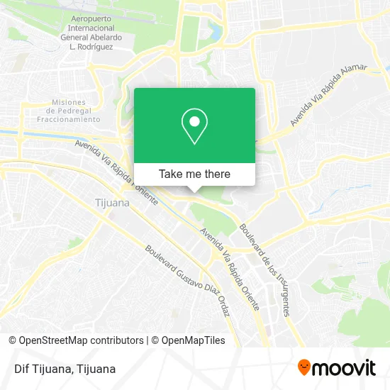 Dif Tijuana map