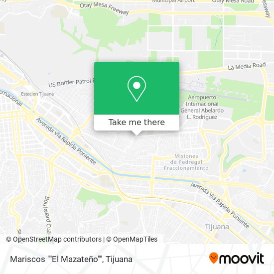 Mapa de Mariscos ""El Mazateño""