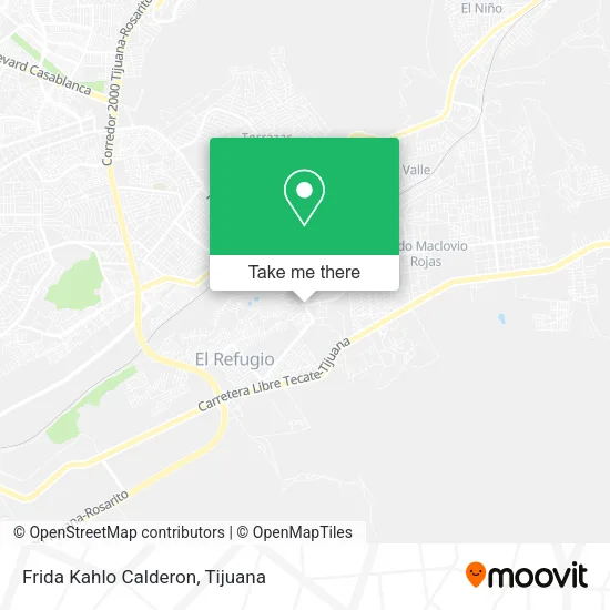 Frida Kahlo Calderon map