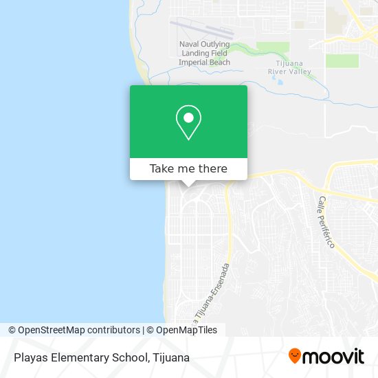 Playas Elementary School map