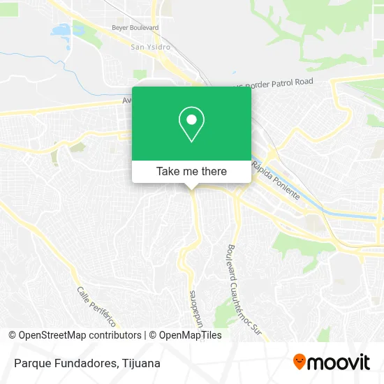 Parque Fundadores map