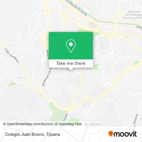 Colegio Juan Bosco map