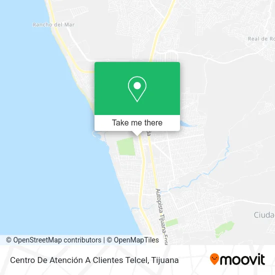 Centro De Atención A Clientes Telcel map