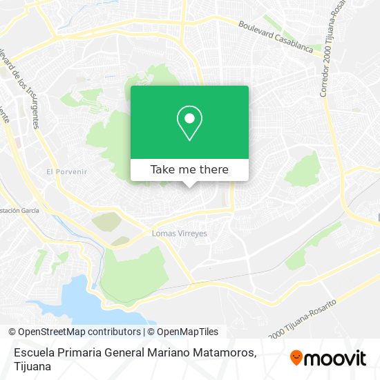 Escuela Primaria General Mariano Matamoros map