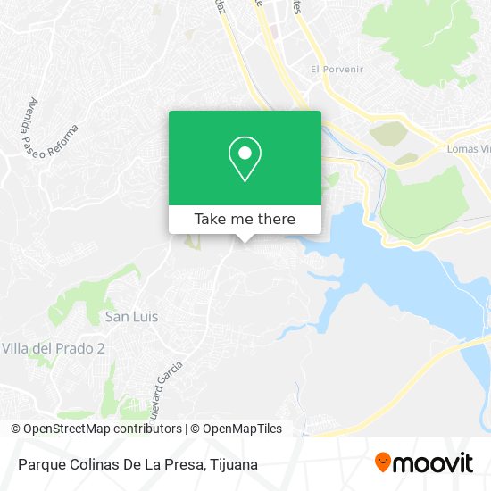 Parque Colinas De La Presa map