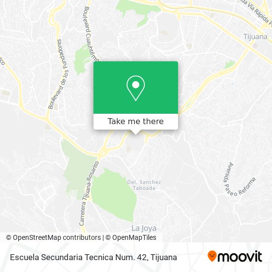 Escuela Secundaria Tecnica Num. 42 map