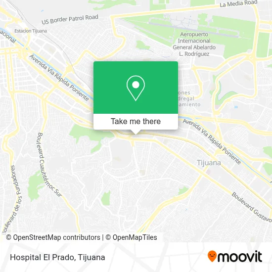 Hospital El Prado map
