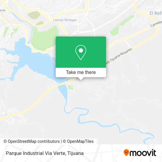Mapa de Parque Industrial Via Verte