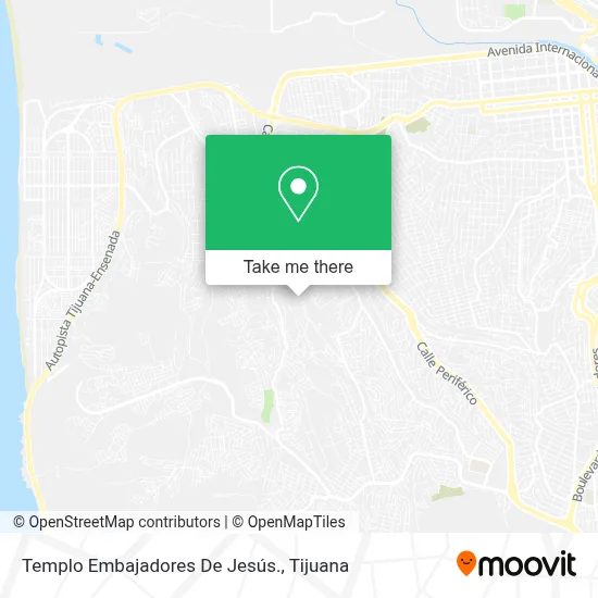 Templo Embajadores De Jesús. map