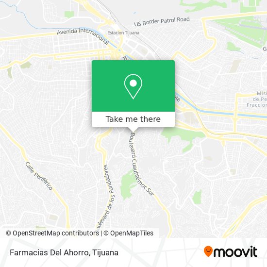 Mapa de Farmacias Del Ahorro