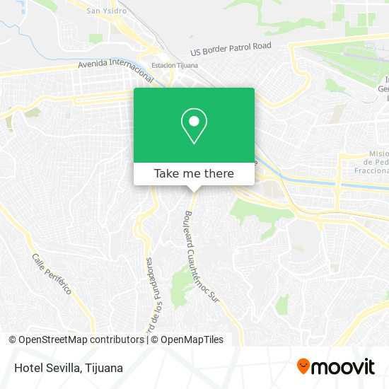 Hotel Sevilla map