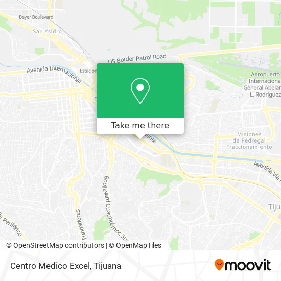 Centro Medico Excel map