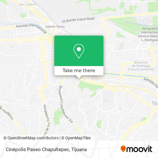 Cinépolis Paseo Chapultepec map
