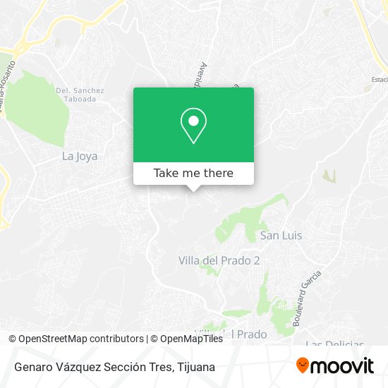 Mapa de Genaro Vázquez Sección Tres