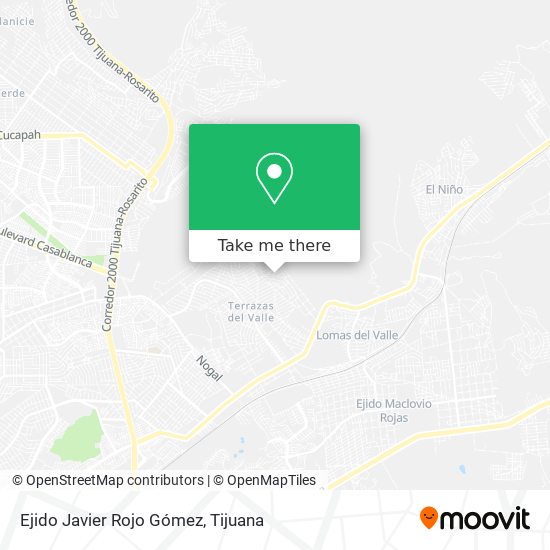 Ejido Javier Rojo Gómez map