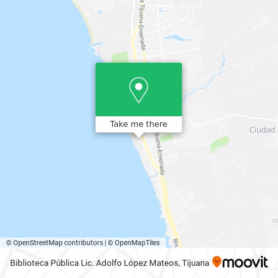 Mapa de Biblioteca Pública Lic. Adolfo López Mateos