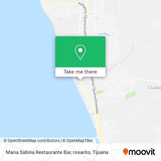 Maria Sabina Restaurante Bar, rosarito map