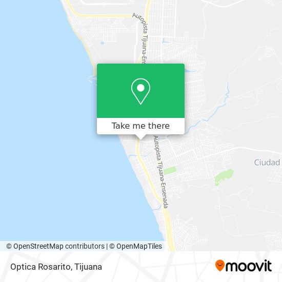 Optica Rosarito map