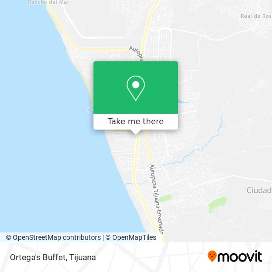 Ortega's Buffet map