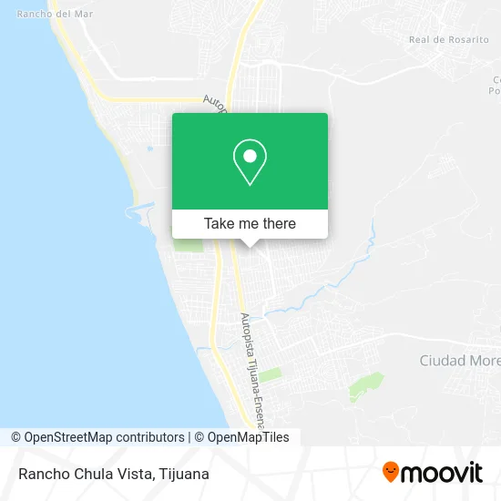 Rancho Chula Vista map