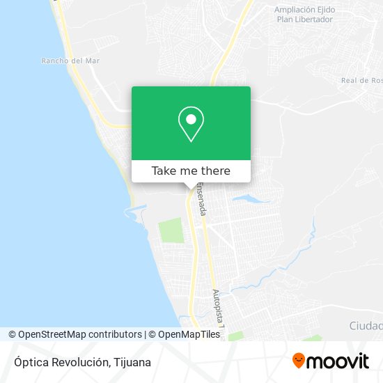 How to get to Óptica Revolución in Tijuana by Bus?