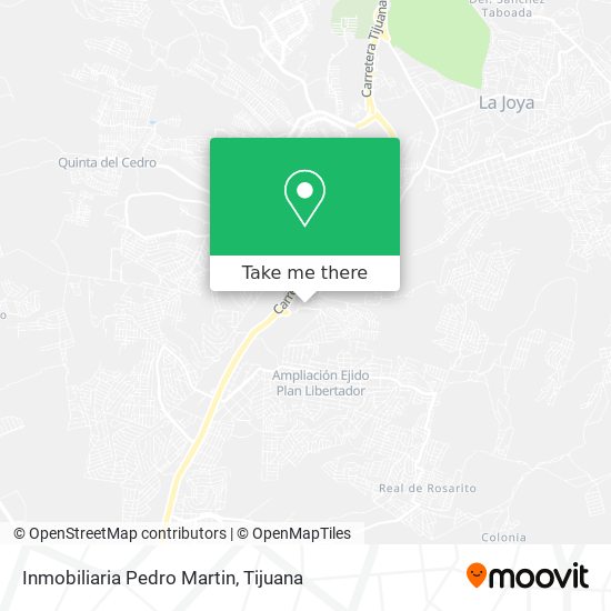 Mapa de Inmobiliaria Pedro Martin