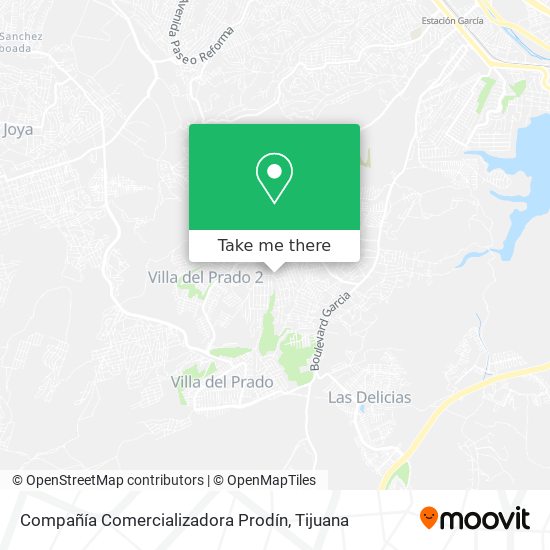 Mapa de Compañía Comercializadora Prodín