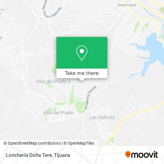 Mapa de Lonchería Doña Tere