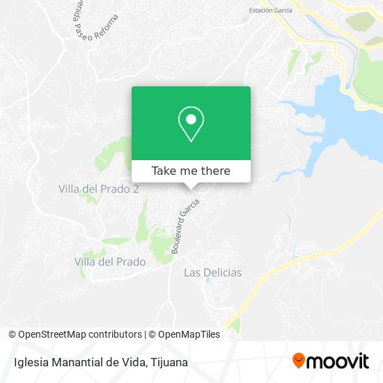 Iglesia Manantial de Vida map
