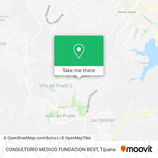 Mapa de CONSULTORIO MEDICO FUNDACION BEST