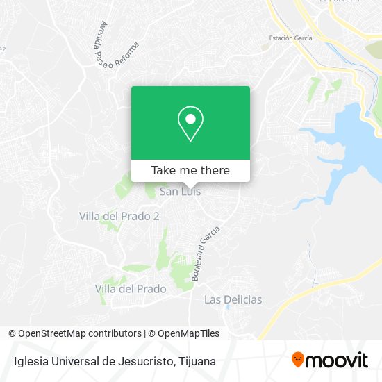 Iglesia Universal de Jesucristo map