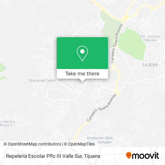Repelería Escolar Pflc III Valle Sur map