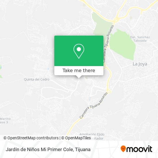 Jardín de Niños Mi Primer Cole map