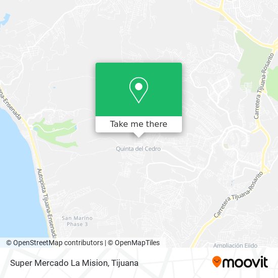 Super Mercado La Mision map