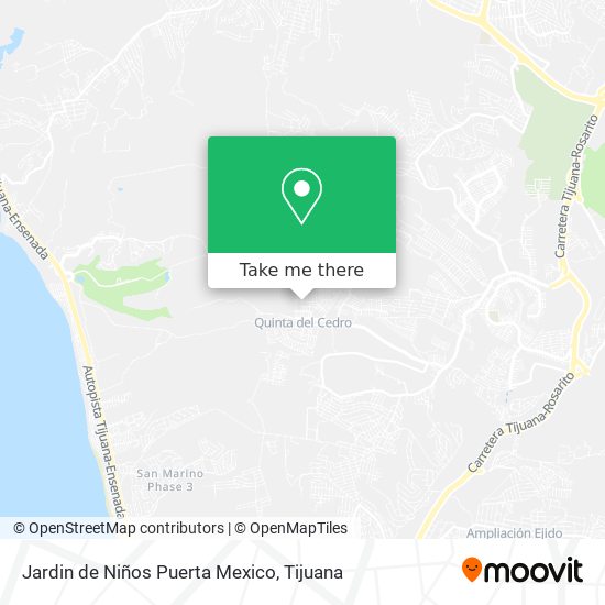 Jardin de Niños Puerta Mexico map