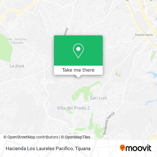 Mapa de Hacienda Los Laureles Pacifico