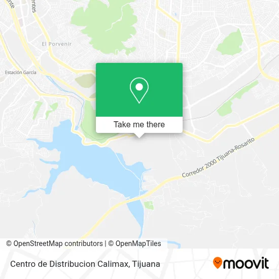 Centro de Distribucion Calimax map