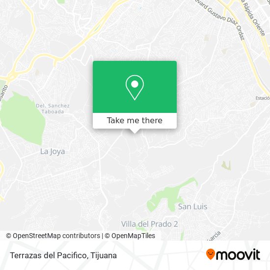 Mapa de Terrazas del Pacifico