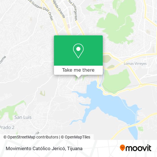 Mapa de Movimiento Católico Jericó