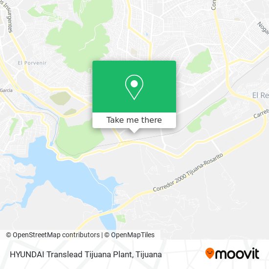Mapa de HYUNDAI Translead Tijuana Plant