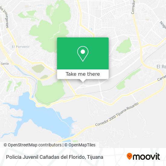 Policía Juvenil Cañadas del Florido map