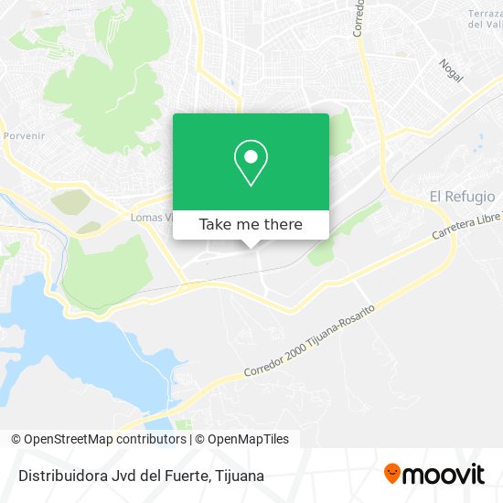 Distribuidora Jvd del Fuerte map
