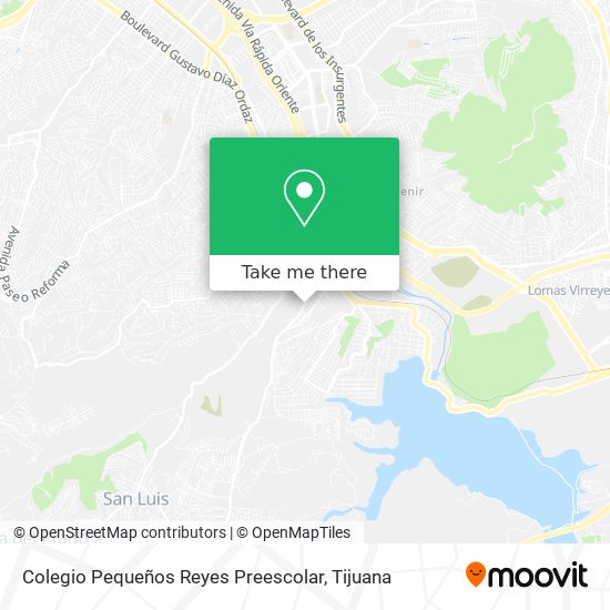 Mapa de Colegio Pequeños Reyes Preescolar