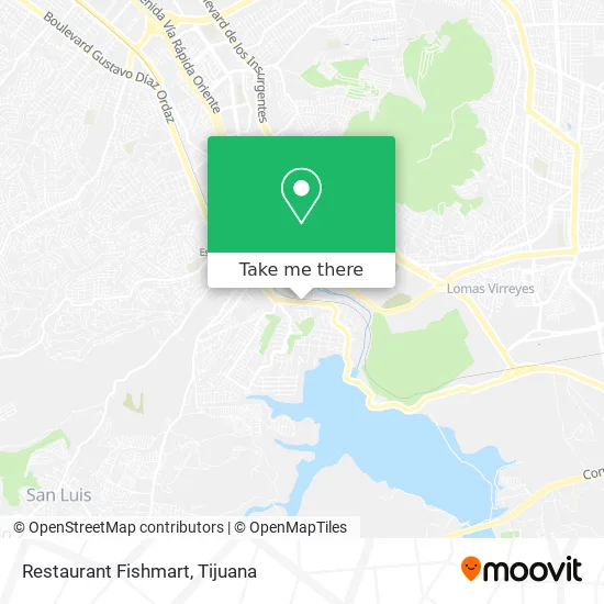 Restaurant Fishmart map