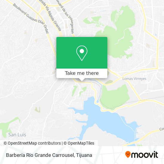 Barbería Río Grande Carrousel map