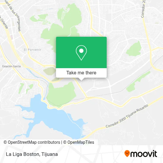 La Liga Boston map