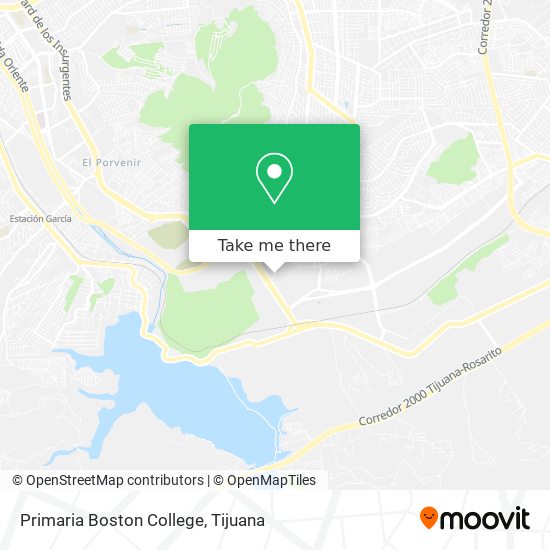 Primaria Boston College map