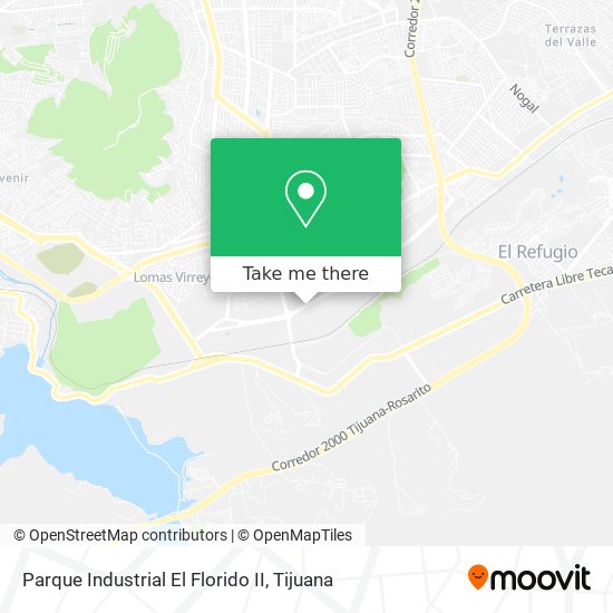 Mapa de Parque Industrial El Florido II