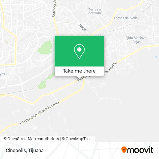 Mapa de Cinepolis